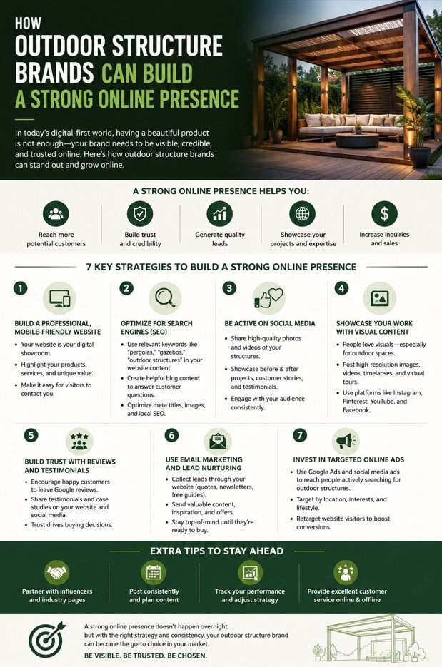 How Outdoor Structure Brands Can Build a Strong Online Presence